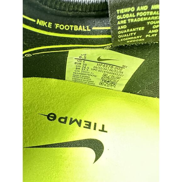 Sz 6.5 Nike Soccer Cleats Tiempo Legend 10 Elite AG Pro Boots HF4378-002 Men\'s main image 5